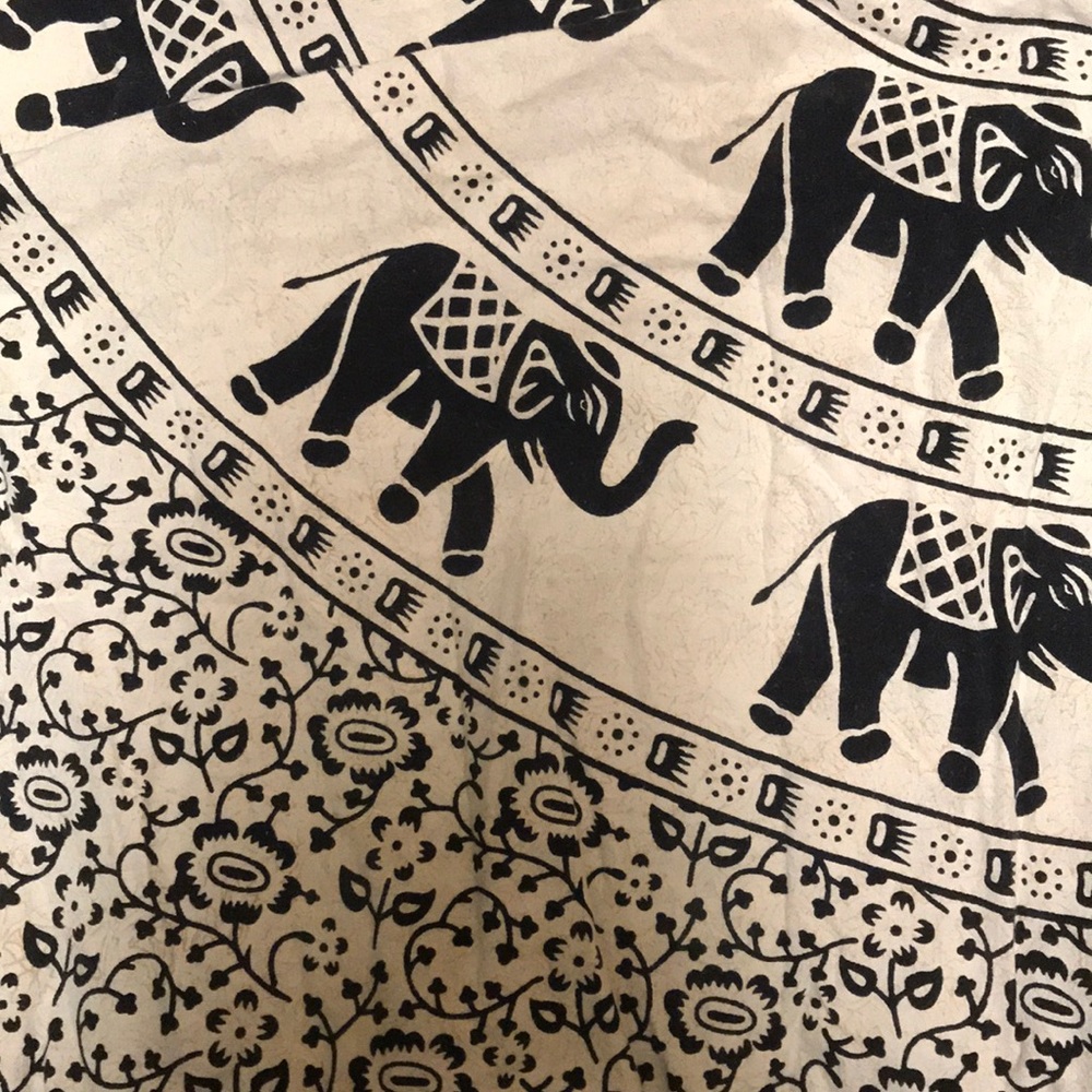 Elephant tapestry!